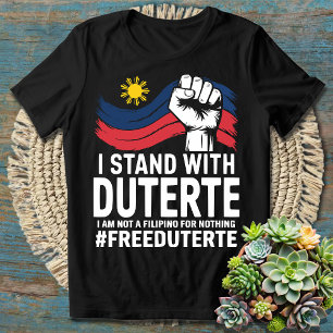 Ik ben niet voor niets een Filipijnse vechtsupport T-shirt