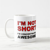 Ik ben niet zo klein dat ik geconcentreerd Geweldi Koffiemok (Links)