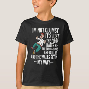 Ik ben niet zo'n grappige Stumble Slippery T-shirt