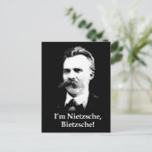 Ik ben Nietzsche, Bietzsche. Briefkaart (Staand voorkant)
