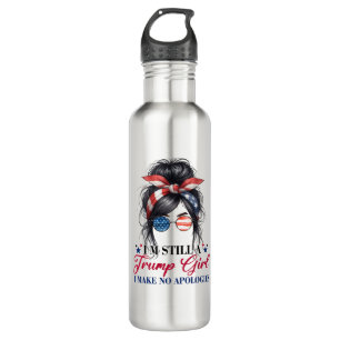 Ik ben nog steeds een Trump Girl en ik bied geen e Waterfles