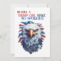 Ik ben nog steeds een Trump-meisje, maak geen excu