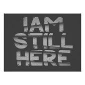 Ik ben nog steeds hier perfect poster (Voorkant)