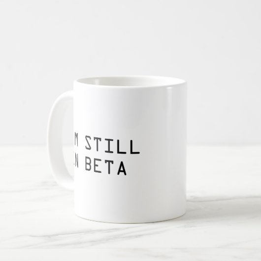 Ik ben nog steeds in Bèta Coffee Mok (Voorkant links)