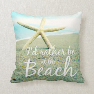 IK BEN NOGMAALS BIJ DE BEACH FOTO PILLOW KUSSEN