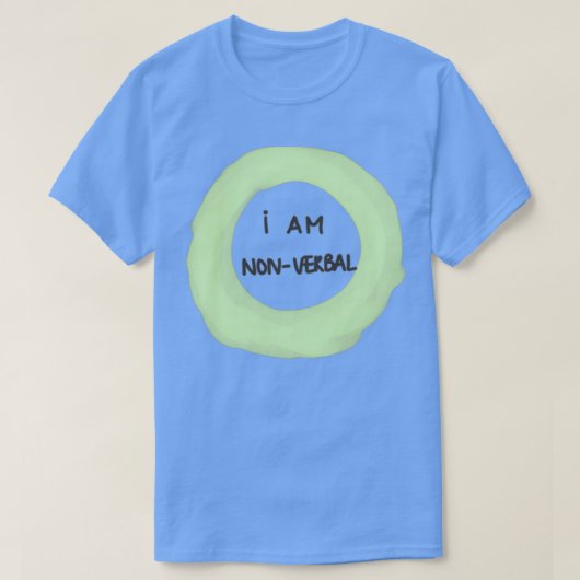 Ik ben non-verbaal t-shirt (Design voorkant)