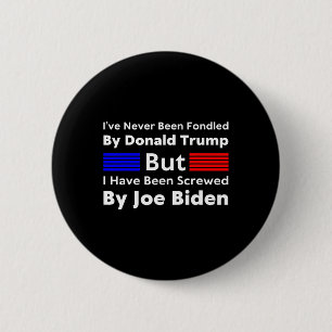 Ik ben nooit door Donald Trump verward geweest, ma Ronde Button 5,7 Cm