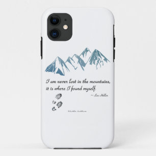 Ik ben nooit verdwaald in de bergen, het is waar.. iPhone 11 hoesje
