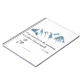 Ik ben nooit verloren in de bergen, het is waar... notitieboek (Linkerzijde)