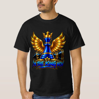 Ik ben nu de koning van goed T-shirt-ontwerp T-shirt