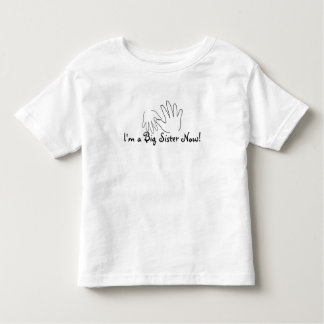 Ik ben nu een grote zus! kinder shirts