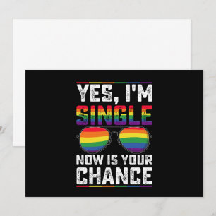 Ik ben nu single, dit is jouw kans Pride Month LGB Kaart