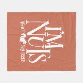 Ik ben Nuts - grappige eekhoornliefhebber Fleece Deken (Voorkant (Horizontaal))