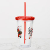 Ik ben Nuts over je bruine eekhoorn Acryl Drinkbeker (Rechts)