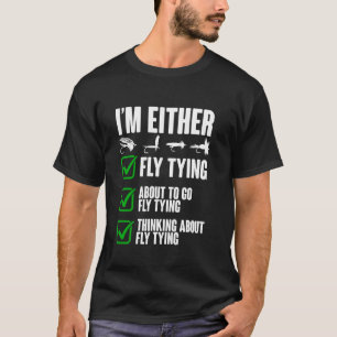 Ik ben óf visbindende visser visser grappig Fl T-shirt