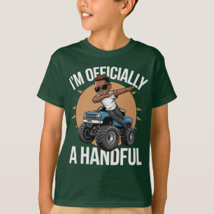 Ik ben officieel een Handful Red Truck Dabbing Kin T-shirt