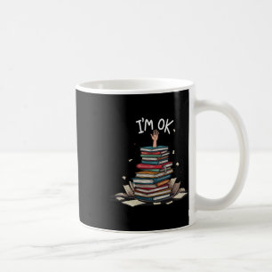 Ik ben Ok Grappig Leesboek Lezen Nerd Bibliothecar Koffiemok