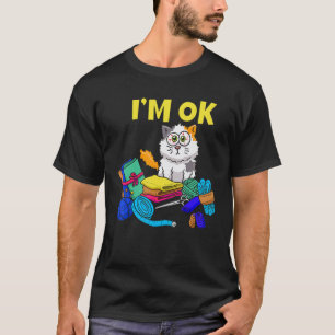 Ik ben Ok Poot Liefde Kat Fokker Kleermaker Naaien T-shirt