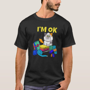 Ik ben Ok Poot Liefde Kat Fokker Kleermaker Naaien T-shirt