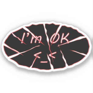 Ik ben OK Vinyl Sticker