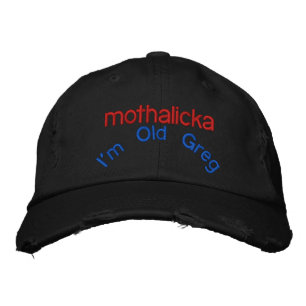 Ik ben Old Greg, Mothalicka Geborduurde Pet