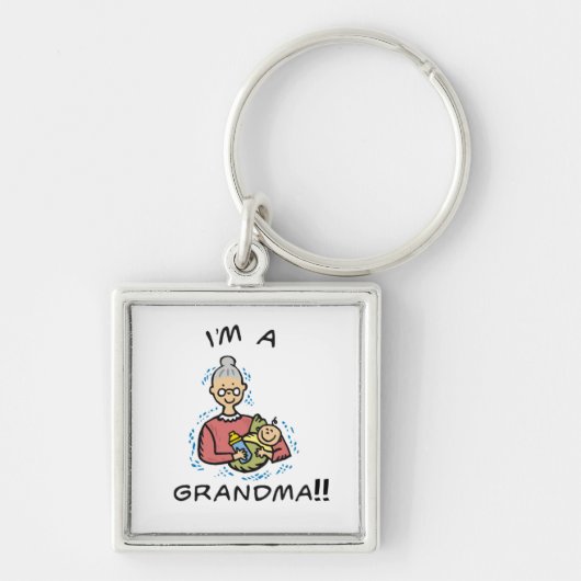 Ik ben oma-oma en Baby Gifts Sleutelhanger (Voorkant)