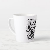 Ik ben omdat latte mok (Linkerhoek)