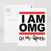 Ik ben OMG Post-kaart Briefkaart (Voorkant / Achterkant)