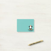Ik ben omringd door idioten. Funny Penguin Post-it® Notes (Op bureau)