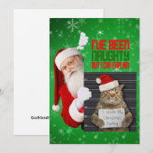 Ik ben ondeugend geweest, maar ik kan de Kaart van (Voorkant / Achterkant)