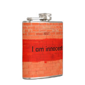 "Ik ben onnocent"  grappigheid Heupfles (Rechts)