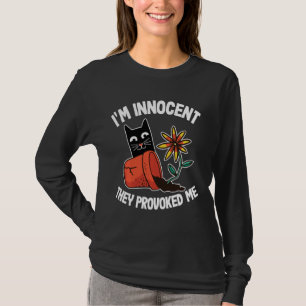 Ik ben onschuldig dat ze me tuinkat en plan hebben t-shirt