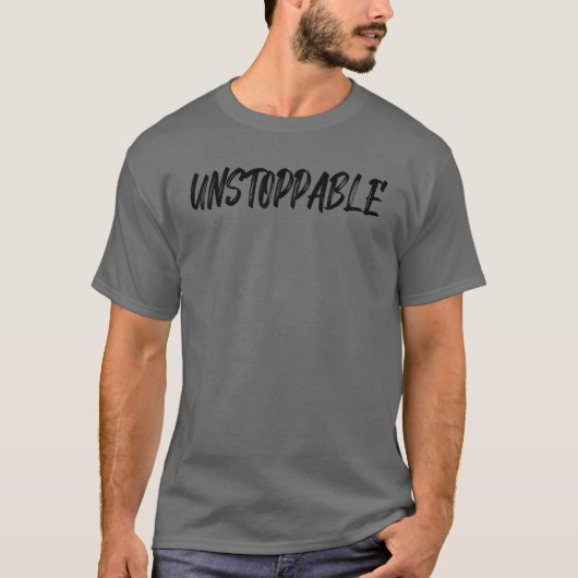 IK BEN ONSTOPPBAAR T-SHIRT (Voorkant)