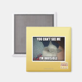 Ik ben Onzichtbaar Magneet (Voorkant / Achterkant)