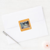 Ik ben Onzichtbaar Vierkante Sticker (Envelop)