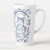 Ik ben ook ingelijst latte mok (Rechts)