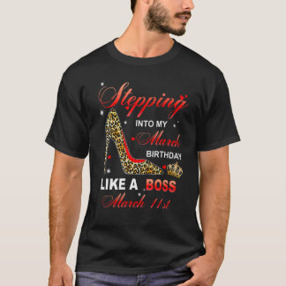 Ik ben op 11 maart als een baas binnengevallen t-shirt
