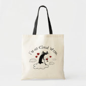 Ik ben op Cloud Wine Funny Love Wine Quote Tote Bag (Voorkant)
