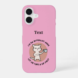 Ik ben op de automatische piloot modus grappige ka iPhone 16 hoesje
