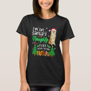 Ik ben op de Naughty Cute Shiba Inu Dog Xmas. T-shirt