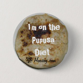 Ik ben op de Pupusa Diet Botton Ronde Button 5,7 Cm