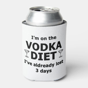 Ik ben op het Wodka Diet Blikjeskoeler