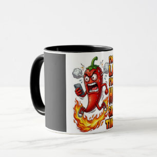 Ik ben op hete saus tijd Grappige koffiemok Spic Mok