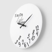 Ik ben op Lake Time Clock Grote Klok (Hoek)