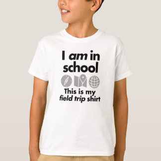 Ik ben op school t-shirt