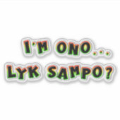 Ik ben op sticker (Voorkant)