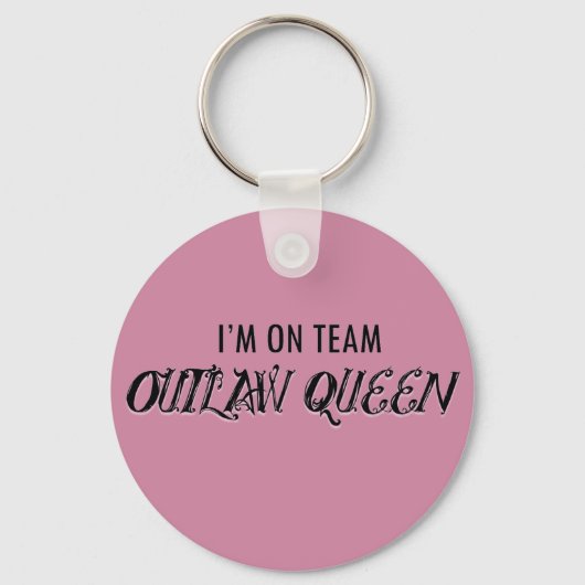 Ik ben op Team Outlaw Queen Sleutelhanger (Voorkant)