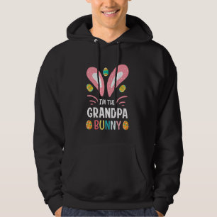 Ik ben opa Bunny Funny opa paasuitrusting Hoodie