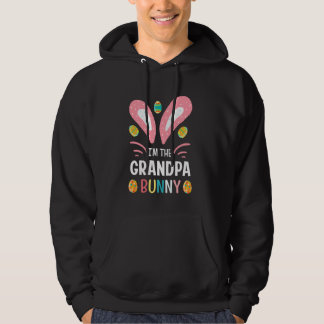 Ik ben opa Bunny Funny opa paasuitrusting Hoodie