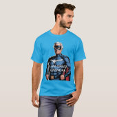 Ik ben overgrootvader superheld t-shirt (Voorkant volledig)